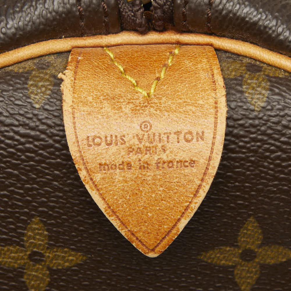 LOUIS VUITTON Brown Monogram Leather Keepall 50 Boston Bag - Picture 10 of 11